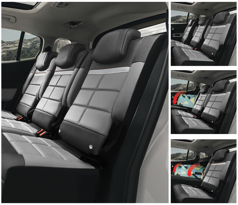 Citroën C5 Aircross Adjustable Rear Seats