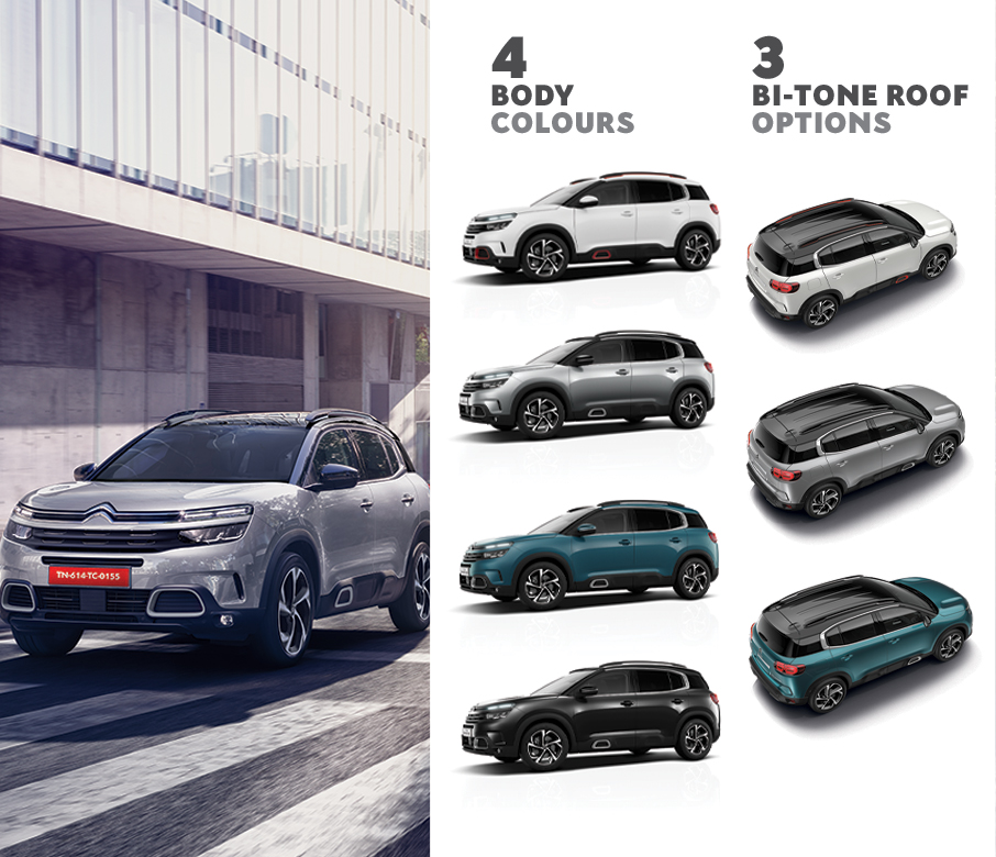 Citroën C5 Aircross Color options