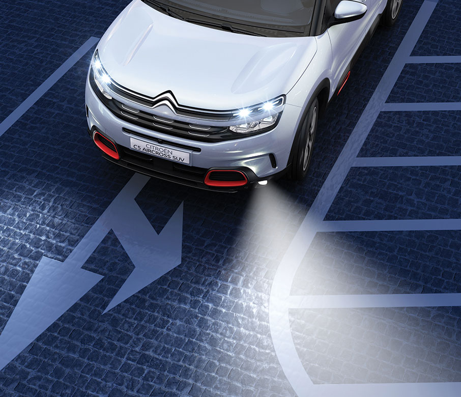 Citroën C5 Aircross Fog lights static cornering function