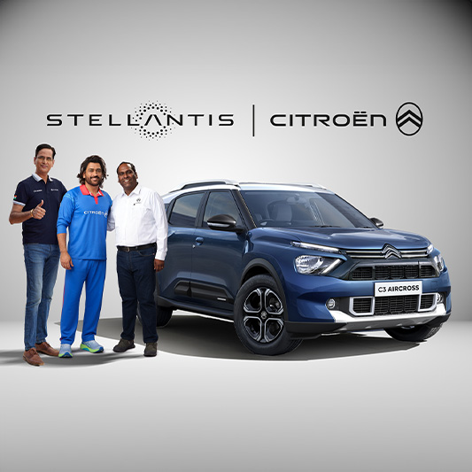 CITROËN INDIA ONBOARDS MAHENDRA SINGH DHONI AS BRAND AMBASSADOR