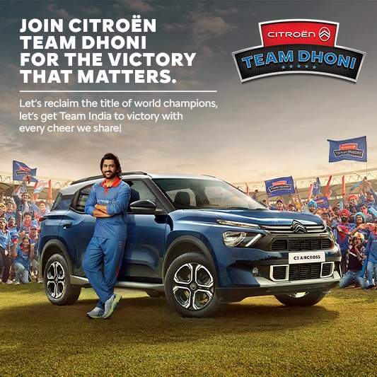 CITROËN INDIA AND MS DHONI INSPIRE WITH 'DO WHAT MATTERS' CAMPAIGN: EMBRACING CUSTOMER-CENTRIC VALUES