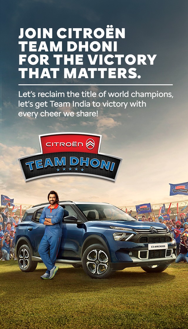 CITROËN INDIA AND MS DHONI INSPIRE WITH 'DO WHAT MATTERS' CAMPAIGN: EMBRACING CUSTOMER-CENTRIC VALUES