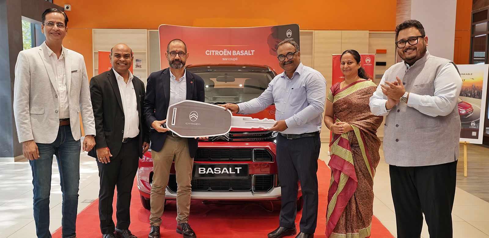 CITROËN STARTS DELIVERIES OF INDIA'S FIRST ICE SUV COUPÉ- THE BASALT