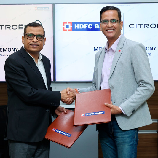 CITROËN INDIA PARTNERS WITH HDFC BANK